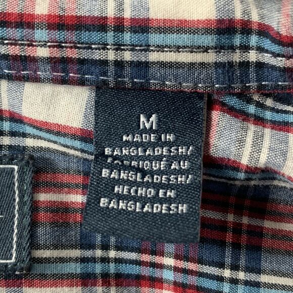 Arrow Flannel Shirt Men's Button Down Long Sleeve Size Medium Collared - Picture 7 of 10